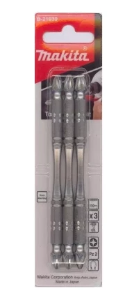 Биты Makita PZ2 110мм 3шт, 2-х сторонние (B-21939) купить в Уфе