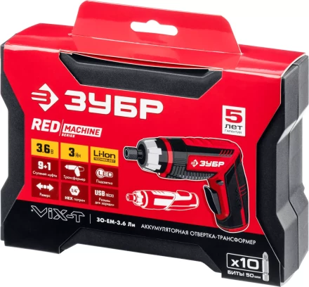 Отвертка-трансформер ViX-T ЗО-ЕМ-3.6 Ли серия МАСТЕР купить в Уфе