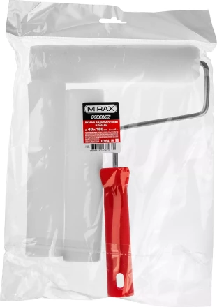 Валик &quot;ПОРОЛОН&quot; в наборе: 3 шубки + ручка, 180 мм, d=40 мм, MIRAX 0364-18_z01 купить в Уфе