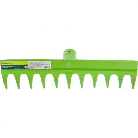 Грабли садовые 11 зубьев без черенка Сибртех 61736 купить в Уфе