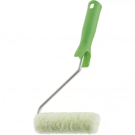 Мини-валик в сборе &quot;Работы с древесиной&quot; 110 мм ворс 12 мм D 16 мм D ручки 6 мм микроволокно Сибртех 80596 купить в Уфе