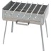 Мангал-дипломат в сумке 410x280x125 1,5 мм 6 шампуров в комплекте PALISAD Camping 69538 купить в Уфе