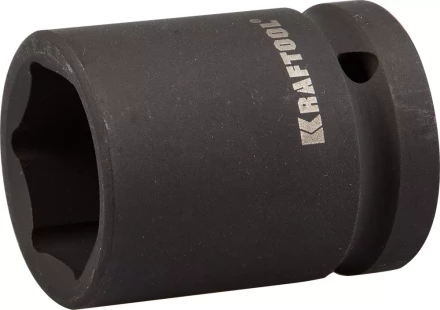 Торцовая головка KRAFTOOL &quot;INDUSTRIE QUALITAT&quot; ударная (3/4&quot;), FLANK, Cr-Mo, фосфатированная, 27 мм 27945-27_z01 купить в Уфе