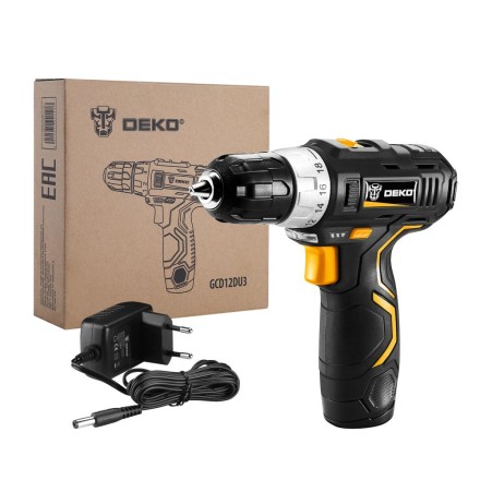 Дрель аккумуляторная DEKO GCD12DU3, 063-4096 купить в Уфе