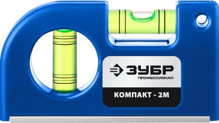 ЗУБР КОМПАКТ - 2М, 85 мм, магнитный компактный уровень, Профессионал (34551) купить в Уфе