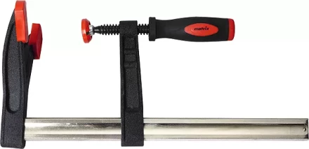 Струбцина F-образная, 600 х 120 х 715 мм, двойной упор MATRIX MASTER 20415 купить в Уфе