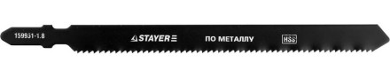 Полотна STAYER &quot;PROFI&quot;, T318B, для эл/лобзика, HSS, по металлу (2,5-6мм), EU-хвост., шаг 1,8мм, 110мм, 2шт 159951-1.8_z01 купить в Уфе