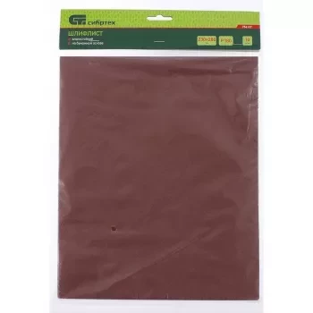 Шлифлист на бумажной основе P 320 230 х 280 мм 10 штук влагостойкий СИБРТЕХ 756167 купить в Уфе