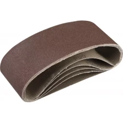 Лента шлифовальная бесконечная ЗУБР "СТАНДАРТ" на тканевой основе, для ЛШМ, P120, 75х457мм, 5 шт 35341-120