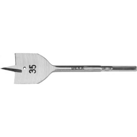 Сверло по дереву перовое, шестигранный хвостовик, DEXX 2945-35, d=35мм 2945-35 купить в Уфе