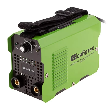 Инверторный аппарат дуговой сварки ИДС-170K, 170 А, ПВ 80%, диаметр электрода 1,6-3,2 мм Сибртех 94393 купить в Уфе