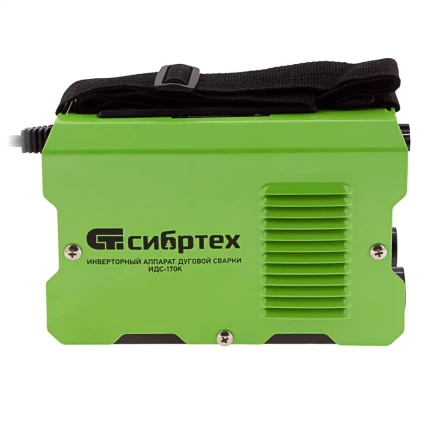 Инверторный аппарат дуговой сварки ИДС-170K, 170 А, ПВ 80%, диаметр электрода 1,6-3,2 мм Сибртех 94393 купить в Уфе