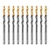 Сверло по металлу, 4,2 мм, HSS-Tin, Golden Tip, 10 шт. Denzel 717210 купить в Уфе