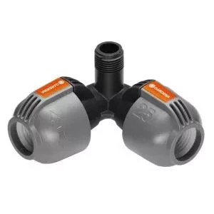 Соединитель L-образный 25 мм x 1/2"-наружная резьба GARDENA купить в Уфе