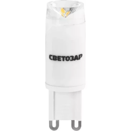 Лампа СВЕТОЗАР светодиодная "LED technology", цоколь G9, теплый белый свет (3000 К), 2,5Вт (20) 44595-20 купить в Уфе
