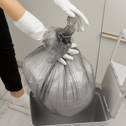 Пакеты для мусора 30 л x 50 шт. серые, Home Palisad 927075 купить в Уфе