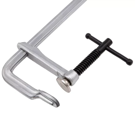 Струбцина F-образная Denzel 20472, 100x600мм, кованая купить в Уфе