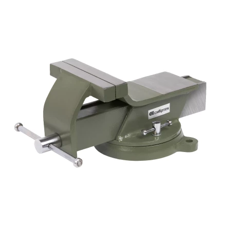 Тиски слесарные Сибртех 18619, 125 мм, стальные, поворотные купить в Уфе