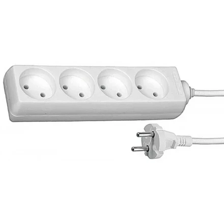 Удлинитель СВЕТОЗАР электрический, 4 гнезда, 2м SV-55040-2 купить в Уфе