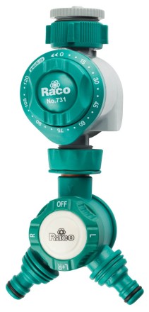 Таймер RACO для подачи воды, механический, в комплекте с распределителем двухканальным, 3/4&quot;х1&quot; 4275-55/732D купить в Уфе