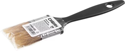 Кисть плоская СИБИН, пластиковая ручка, светлая щетина, 38мм 01008-038 купить в Уфе