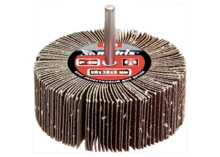 Круг лепестковый для дрели P 80  60 х 20 х 6 мм MATRIX 74114 купить в Уфе