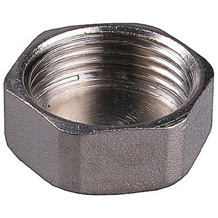 Заглушка GENERAL FITTINGS никелированная латунь, 6-ти гранная головка, внутренняя резьба, 1&quot; 51097-1 купить в Уфе