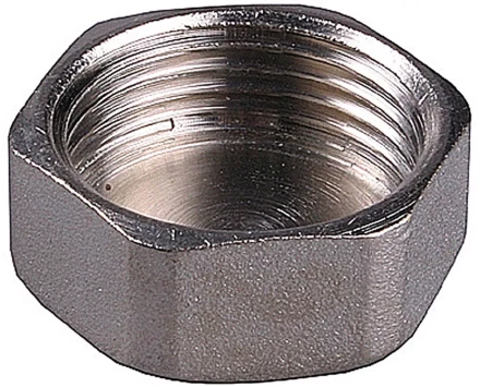 Заглушка GENERAL FITTINGS никелированная латунь, 6-ти гранная головка, внутренняя резьба, 1&quot; 51097-1 купить в Уфе