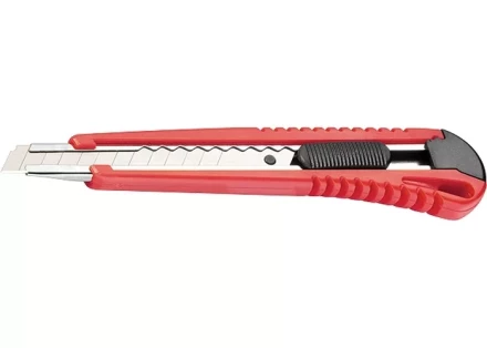 Нож, 9 мм, выдвижное лезвие, металлическая направляющая MATRIX 78909 купить в Уфе