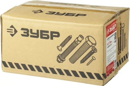 Саморезы ЗУБР с прессшайбой по листовому металлу до 0,9 мм, PH2, 4,2х76 мм, 2000шт 4-300190-42-076 купить в Уфе