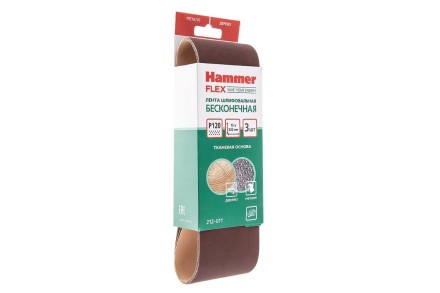 Лента шлиф. бесконечная HAMMER 75х533мм P120 купить в Уфе