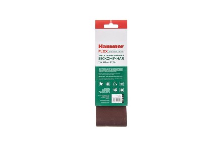 Лента шлиф. бесконечная HAMMER 75х533мм P120 купить в Уфе