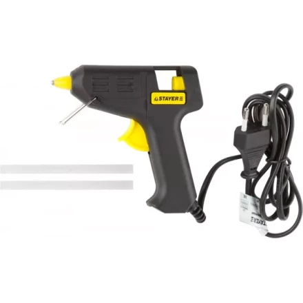 Пистолет STAYER &quot;MASTER&quot; клеевой (термоклеящий) электрический, 10Вт/220В, 7мм 2-06801-10-07_z01 купить в Уфе