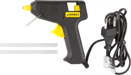 Пистолет STAYER &quot;MASTER&quot; клеевой (термоклеящий) электрический, 10Вт/220В, 7мм 2-06801-10-07_z01 купить в Уфе