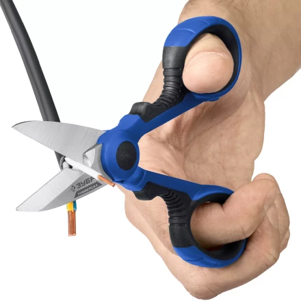 ЗУБР Универсал, 145 мм, ножницы электрика универсальные, Профессионал (23357) купить в Уфе
