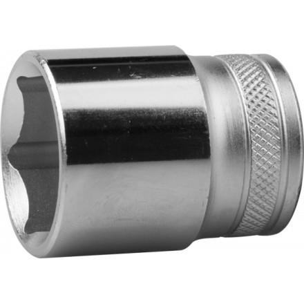 Торцовая головка KRAFTOOL &quot;INDUSTRIE QUALITAT&quot;, Cr-V, SUPER-LOCK, хромосатинированная, 1/2&quot;, 24 мм 27801-24_z01 купить в Уфе