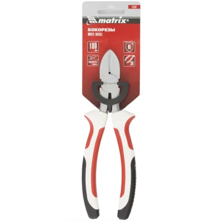 Бокорезы White Nickel 180 мм никелированные трехкомпонентные рукоятки MATRIX 17537 купить в Уфе