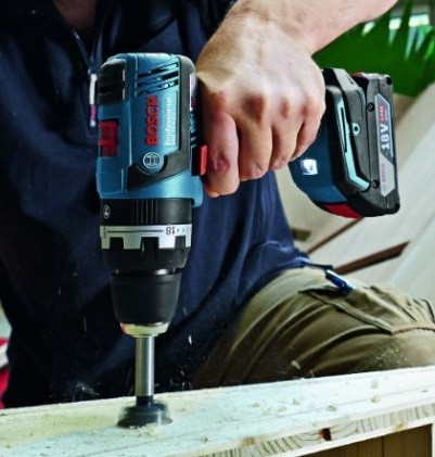 Дрель-шуруповерт аккумуляторная BOSCH GSB 18 V-EC ударная купить в Уфе