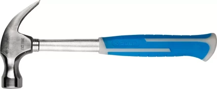 Молоток-гвоздодер ЗУБР цельнометаллический, с двухкомпонентной пластиковой рукояткой, 560г 20250-560_z01 купить в Уфе