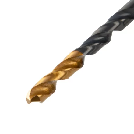 Сверло по металлу, 4,5 мм, HSS-Tin, Golden Tip, 10 шт. Denzel 717211 купить в Уфе