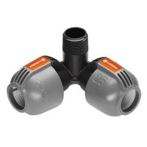 Соединитель L-образный 25 мм x 3/4&quot;-наружная резьба GARDENA купить в Уфе