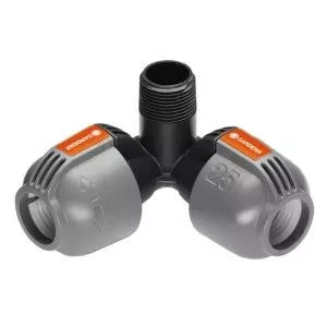 Соединитель L-образный 25 мм x 3/4"-наружная резьба GARDENA купить в Уфе