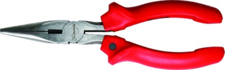 Длинногубцы Standard 200 мм прямые шлифованные пластмассовые рукоятки MATRIX 17154 купить в Уфе