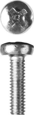 Винт ЗУБР &quot;МАСТЕР&quot; DIN 7985, класс прочности 4.8, оцинкованный, M4x10мм, 5кг 303150-04-010 купить в Уфе