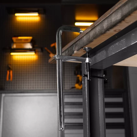 Струбцина F-образная Denzel 20477, 120x300мм, кованая купить в Уфе