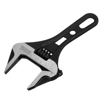 Ключ разводной 185 мм Denzel 15754, CrV, кованый, укороченная рукоятка купить в Уфе