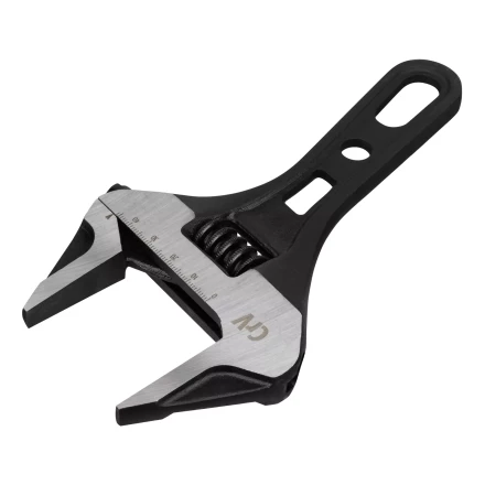 Ключ разводной 185 мм Denzel 15754, CrV, кованый, укороченная рукоятка купить в Уфе