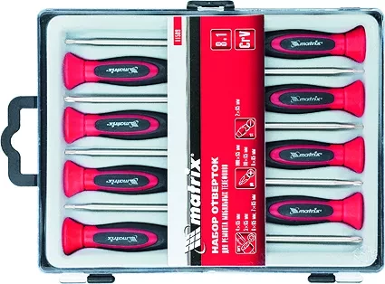 Набор отверток для точных работ с мобильными телефонами, 8 шт., Crv Matrix 11589 купить в Уфе