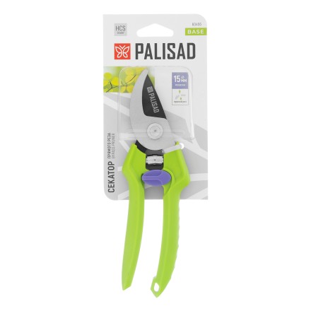 Секатор прямого реза Palisad, 190 мм, пластиковые рукоятки, 60456 купить в Уфе