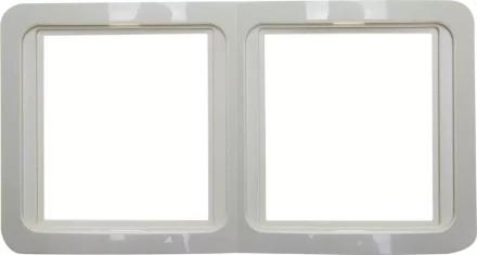 Панель СВЕТОЗАР "ГАММА" двойная вертикальная, цвет бежевый SV-54147-B купить в Уфе